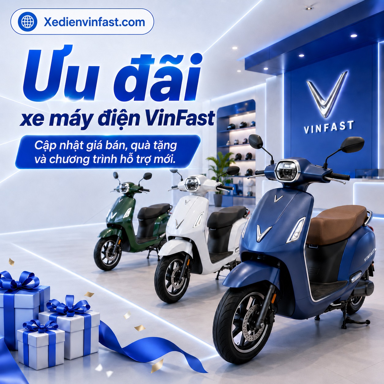 Ưu đãi xe máy điện Vinfast